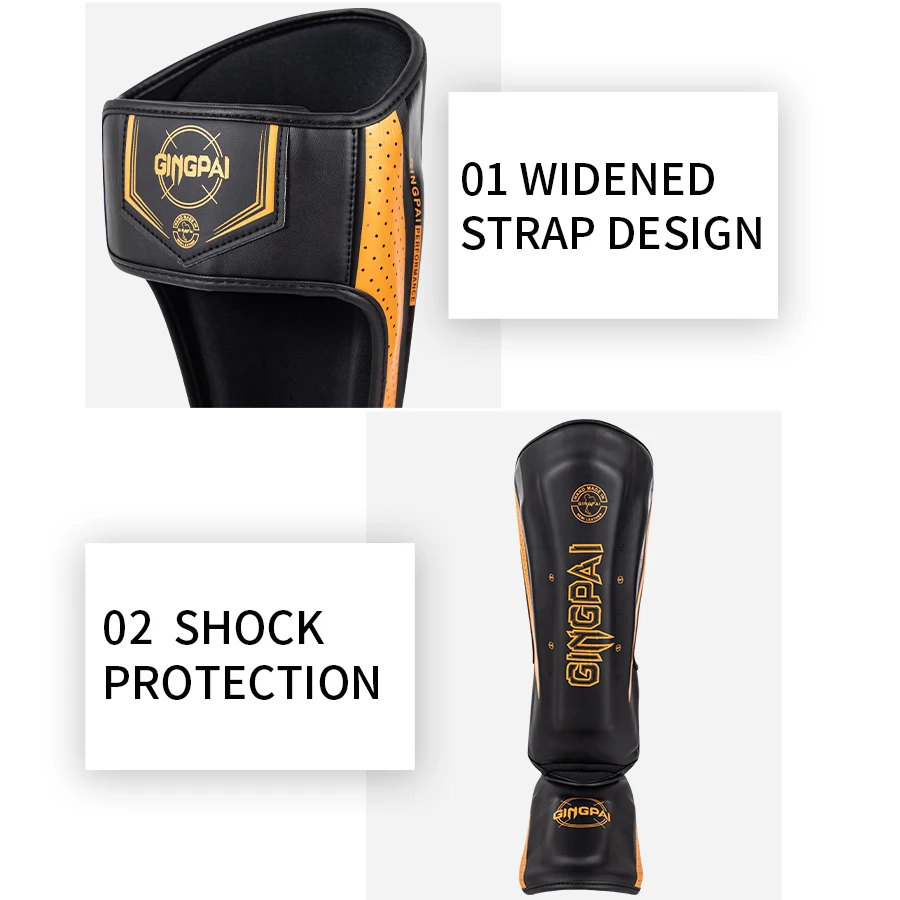 Professional Kickboxing Leg Guard Muay Ankle Protector Sparring MMA Shin Boxing Thickened Fighting Gear Ankle Protective Guards