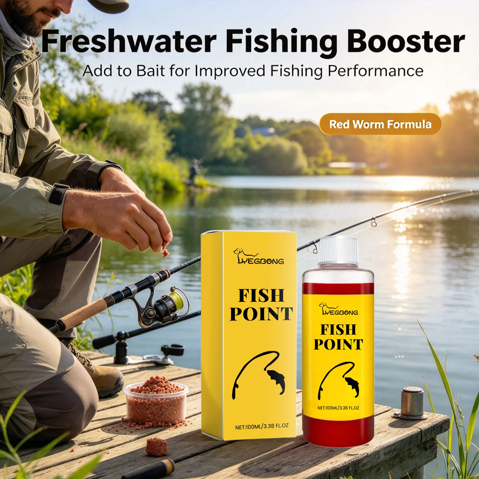 Concentrated Fish Attractant Liquid Attracts Fish Improve Efficiency Fishing Point Boosters Freshwater & Saltwater Fishing Lure