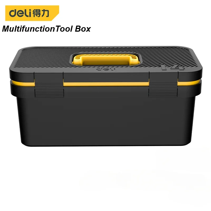1 Pcs 14/17 Inch Tool Storage Box Pressure Resistance Household Tools Case Multifunction Electrician Portable Tool Storage Boxes