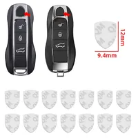5pcs/10pcs Car Remote Key Logo Stickers badge Decal for Porsche Cayenne Boxster Macan 911 Panamera Cayman 718 Auto Accessories