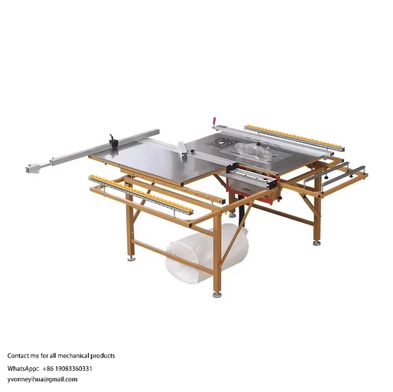 Hot Sale 125 Multifunction Woodworking Wood Cutting Sn Tools Panel Sliding Table Saw Cutting Machine for Furniture