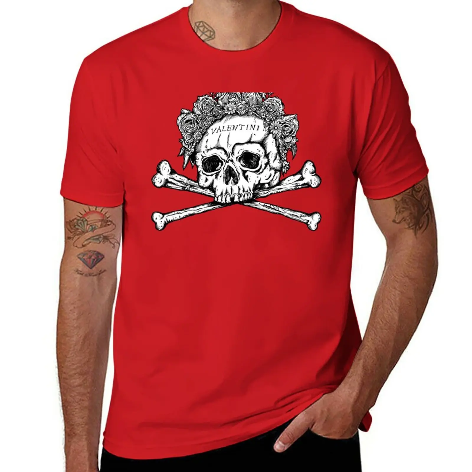 New Saint Valentine Martyr Skull T-Shirt Anime t-shirt black t shirt vintage t shirt funny t shirts for men