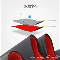 Double Layer Windproof Women's Automatic Umbrella Female Male Ten Bone Three Folding Men's Umbrella Large Rain Business Parasol