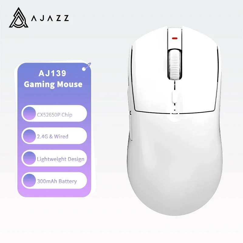 PYLV X AJAZZ AJ139 Wireless Dual-mode Mouse 16000DPI Low Latency Lightweight Cable Esports Gaming Mouse  Pc Gamer Accessories