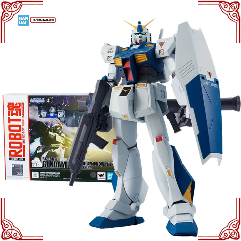 

Genuine Bandai Gundam Model Kit Robot Spirits RX-78NT-1 Gundam NT-1 Full Armor Equipment Anime Action Figure Collection Model
