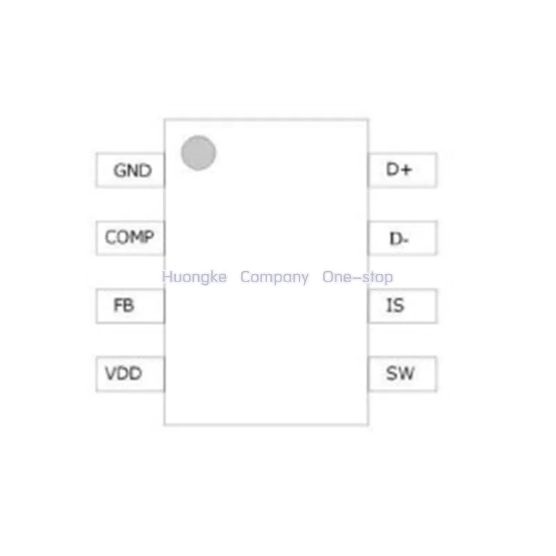 10pcs/lot RZC2009 SOP-8 Fast Charge Identification IC Power Management IC