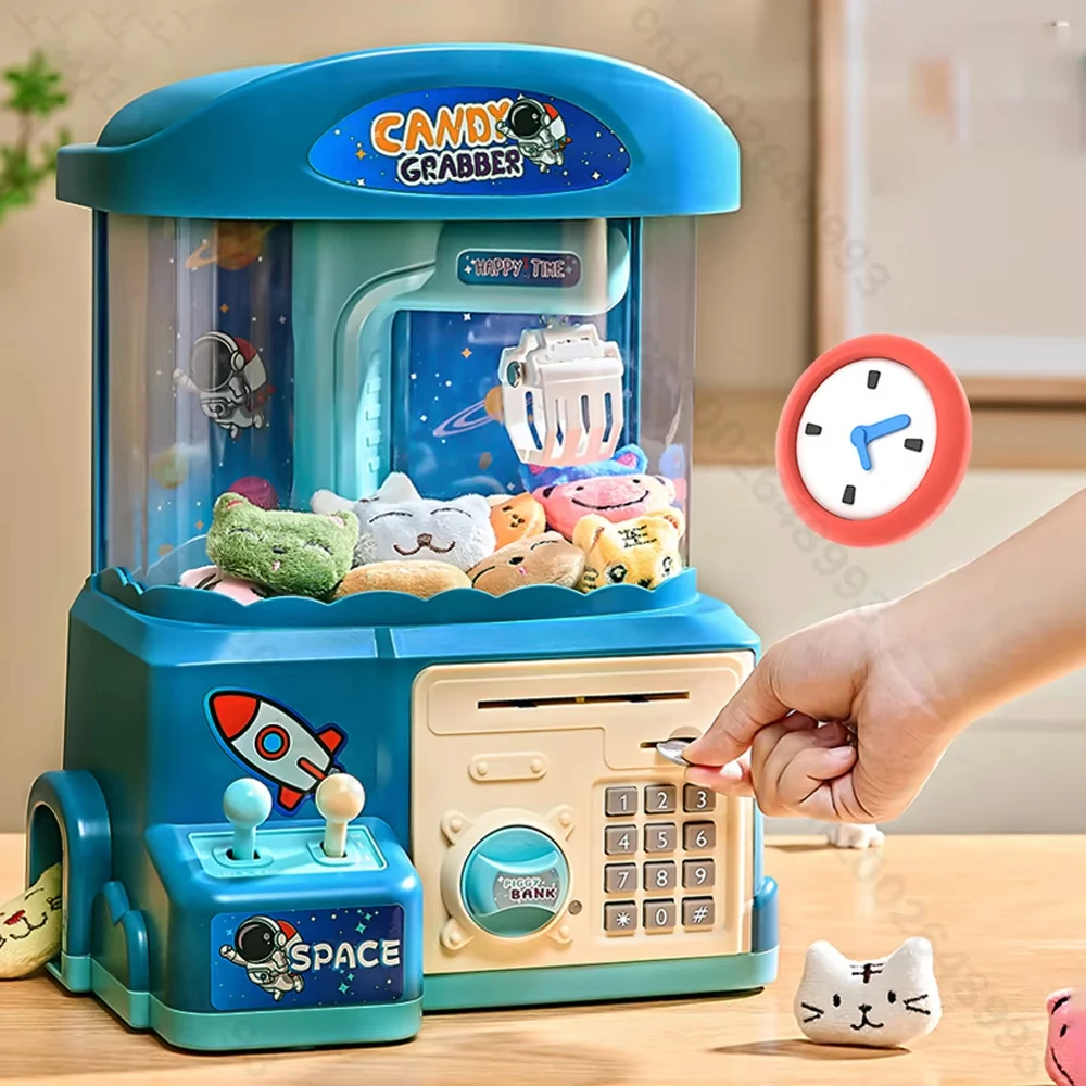 

Кукольная машина, управляемая игра, банковские игрушки, мини-игрушки для ловли когтей, мультяшная кукла, детские интерактивные игрушки на день рождения