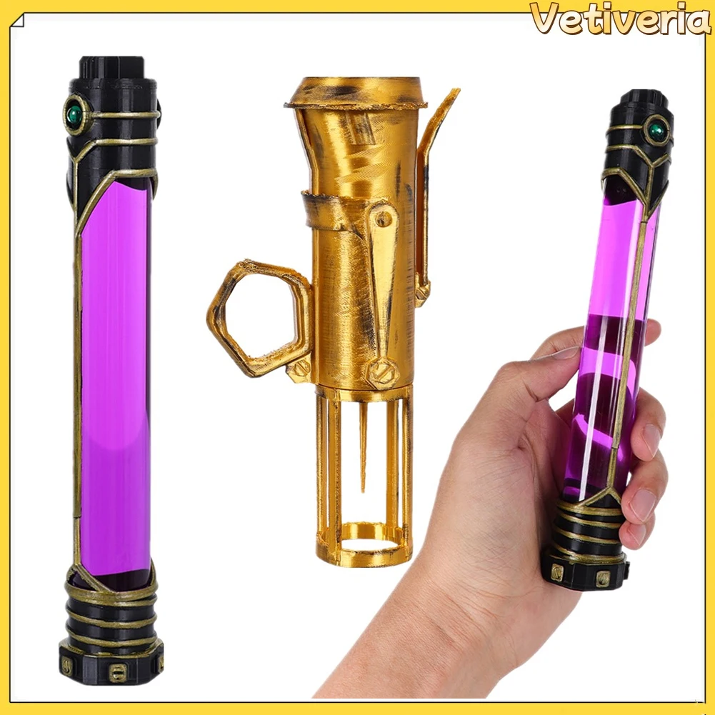 Adult Arcane Silco Syringe Micro Light Bottle Game LOL Prop Roleplay Ornament Costume Halloween Carnival Cosplay Accessories