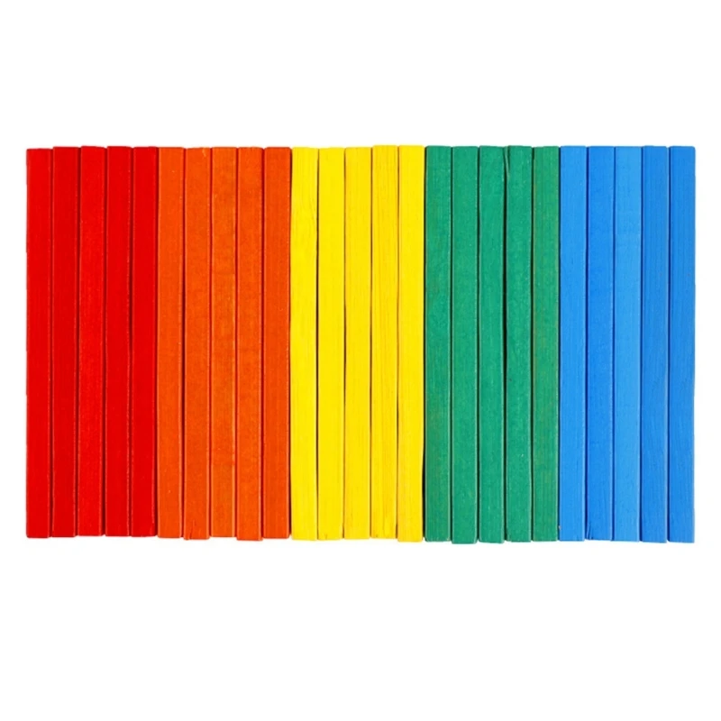 Brinquedos matemática varas bambu educação pré-escolar aprendizagem precoce crianças brinquedo matemática montessori varas
