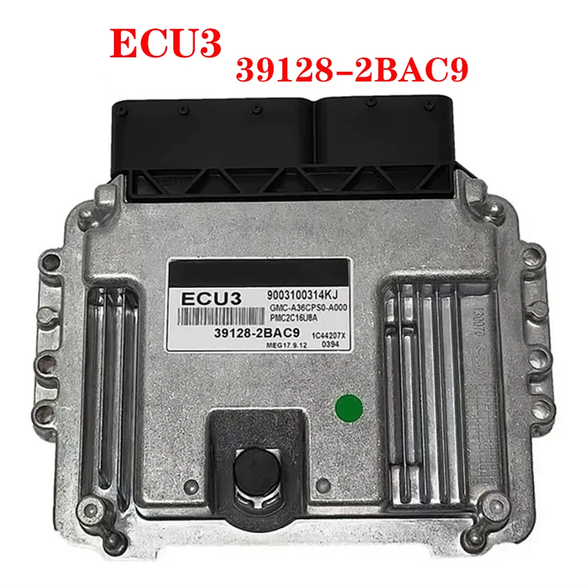 ECU3 39128-2BAC9 Motor de coche original para Hyundai MEG17.9.12 ECU 391282 Unidad de control electrónico de placa de computadora BAC9 compatible con