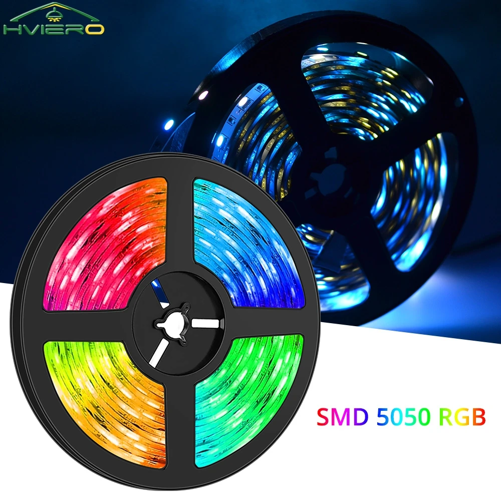 

Home Backlight DIY Party Room Decoration Atmosphere RGB Red White Yellow 5050 SMD 300LEDs Strip Lights Waterproof Flexible Lamp
