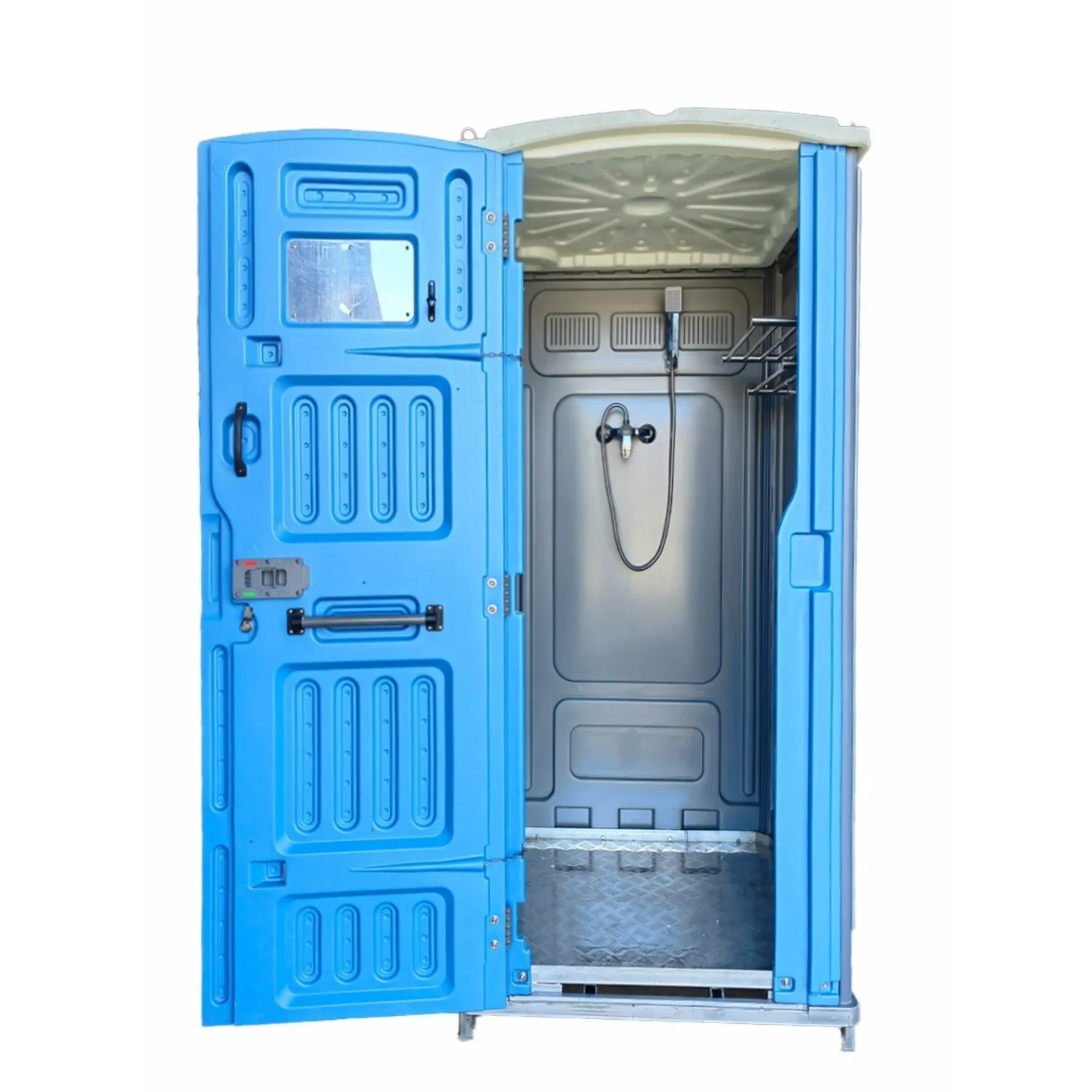 Squatting, intelligent, environmentally friendly mobile toilet, outdoor scenic area, plastic mobile restroom