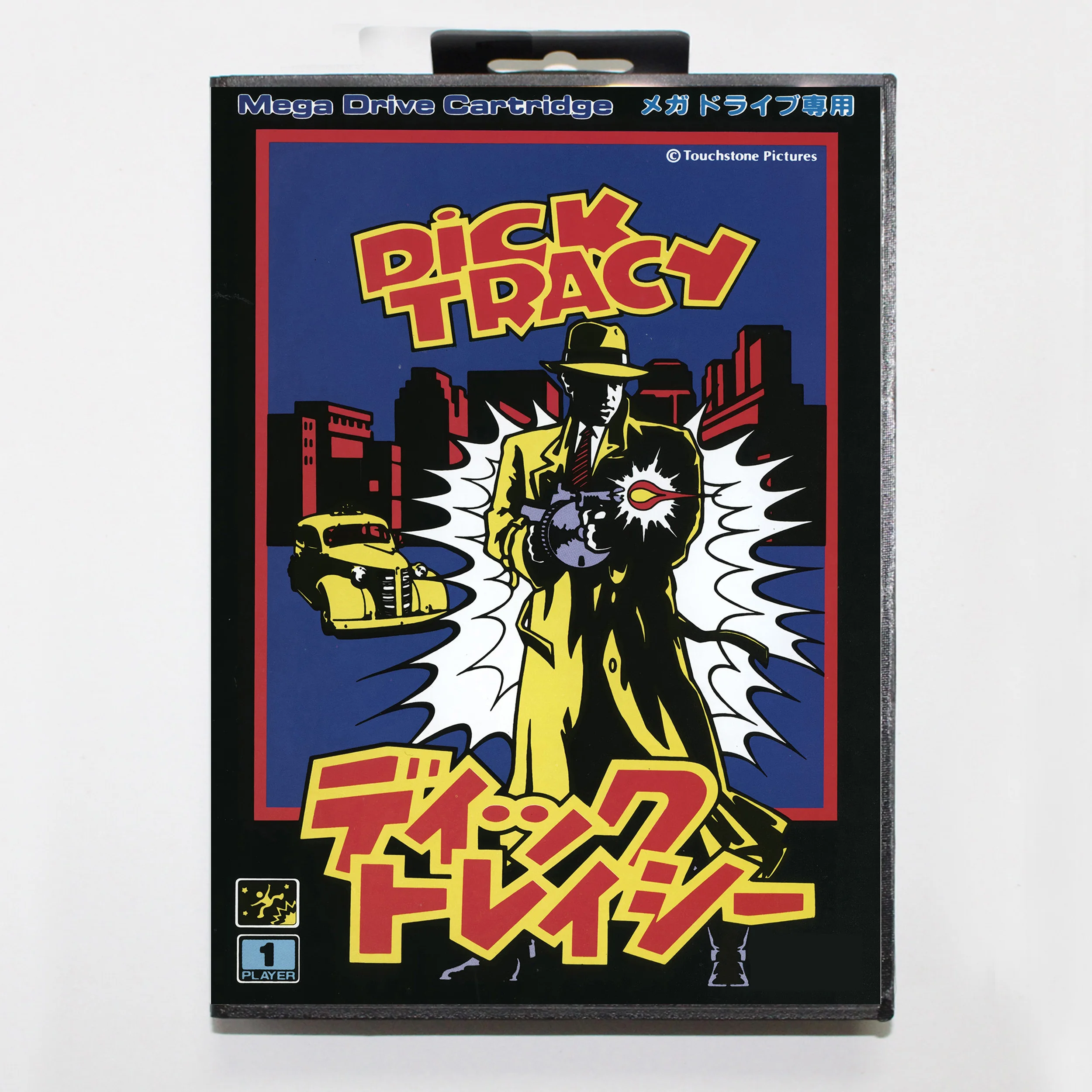 Dick Tracy Game Card com Caixa de Varejo, 16bit MD Cart, Sega Mega Drive, Sistema Genesis, Venda Quente