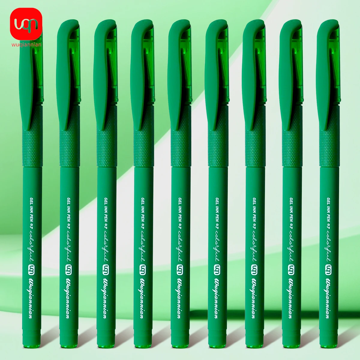 

1/3/6pcs Large Capacity Creative Green Gel Pen 0.7mm Green Ink Writing Test Neutral Pen School Office Stationery Supplies