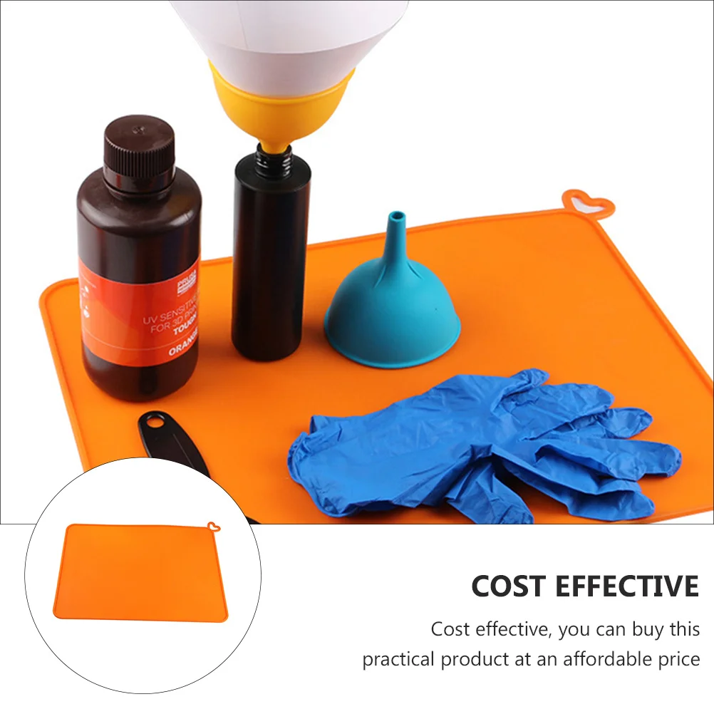 

1Pcs Dlp Slap Silicone -Curing 3D Printer Mat Anti-Skid Photosensitive Build Platform Chemically Stable Long-Lasting