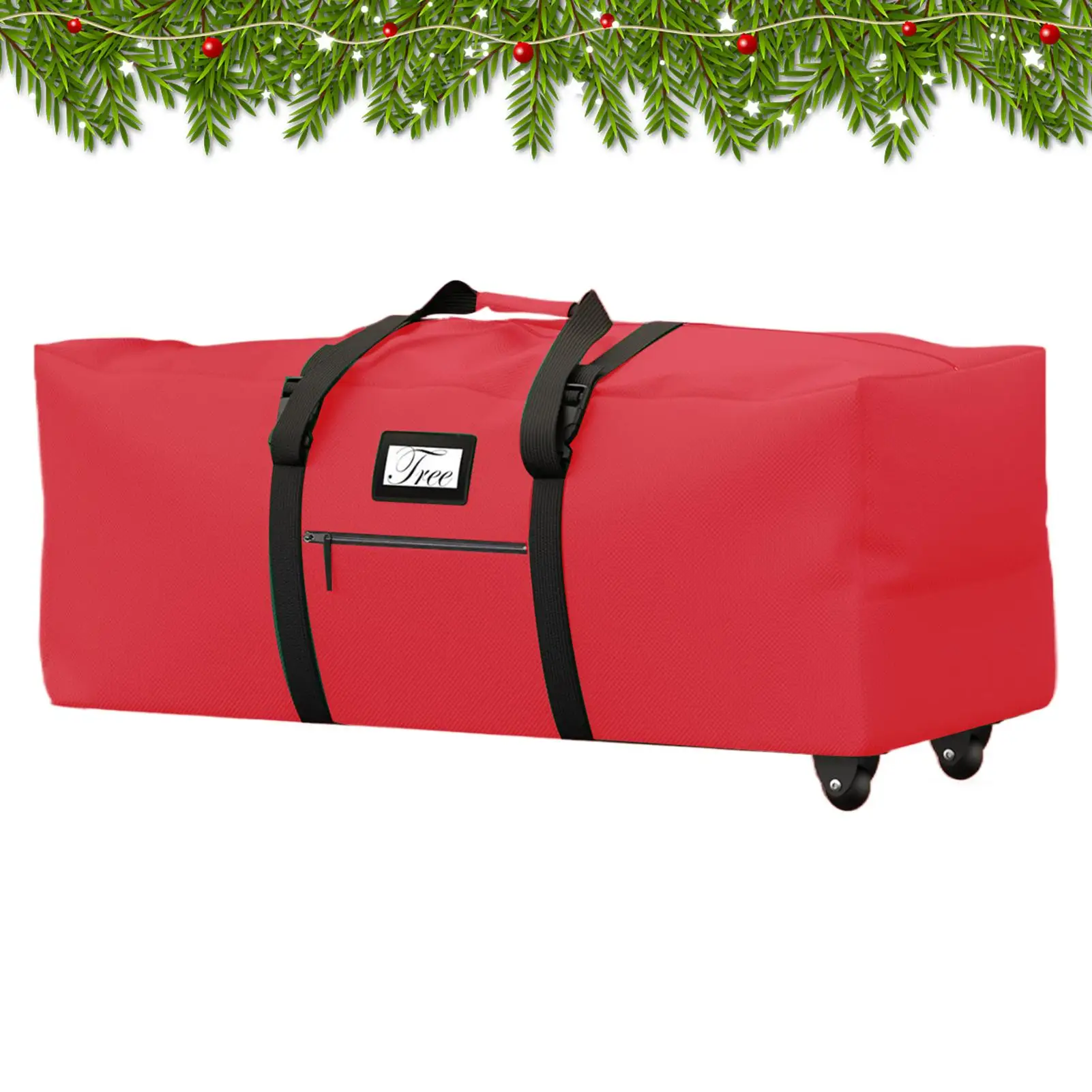 

Хранение рождественской елки, водонепроницаемая сумка для хранения праздничных украшений на молнии, искусственная сумка для хранения рождественской елки для гирлянды, путешествий