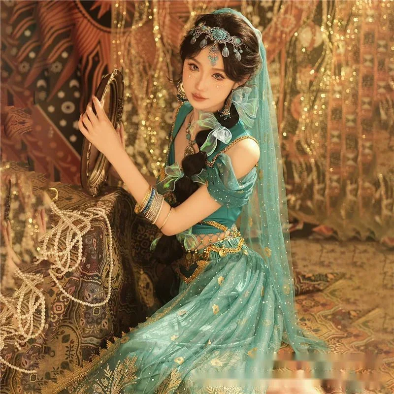 

2025 The new Western region style beauty fashion retro style Hanfu folk dance performance stage performance