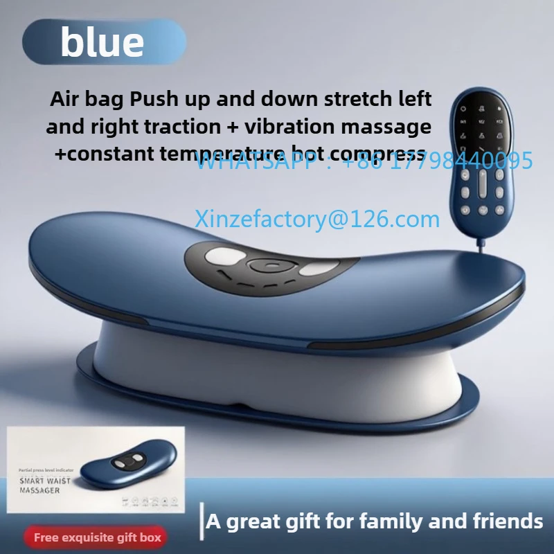 

Настраиваемый электрический массажер для поясничной тяги, регулируемая вибрация, поддержка талии, позвоночника, массажная машина для спины, талии Masaj