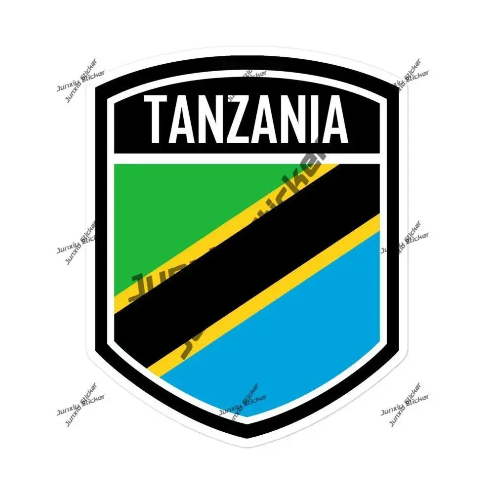

Tanzanian Decal Tanzania Flag Emblem Stickers Vehicle Anti Scratch Exterior Accessories for Car Bumper Truck Speedboat Fuel