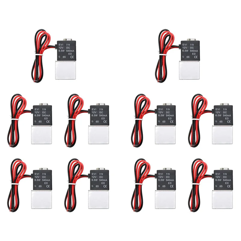 

Y50A-10Pc 1/4 дюйма NPT 2 хода нормально закрытый клапан 12 В пневматический алюминиевый электрический электромагнитный воздушный клапан