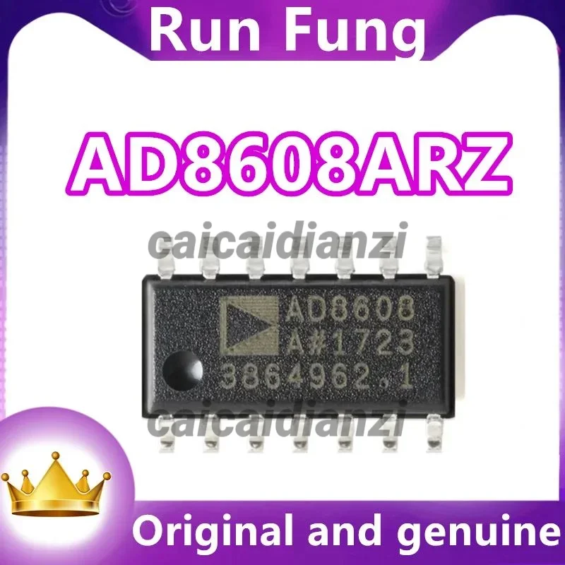 

AD8608ARZ-REEL7 AD8608ARZ CMOS-усилитель, 4-канальный, Rail-to-Rail, 14-SOIC, 10 шт./лот, новый, оригинальный