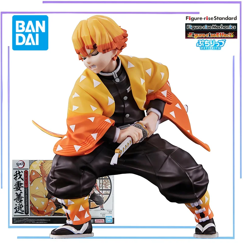 

Оригинальная серия BANDAI Figure-rise 《Demon Slayer》Zenitsu Agatsuma, аниме, фигурка, сборная модель, игрушки, Коллекционная модель