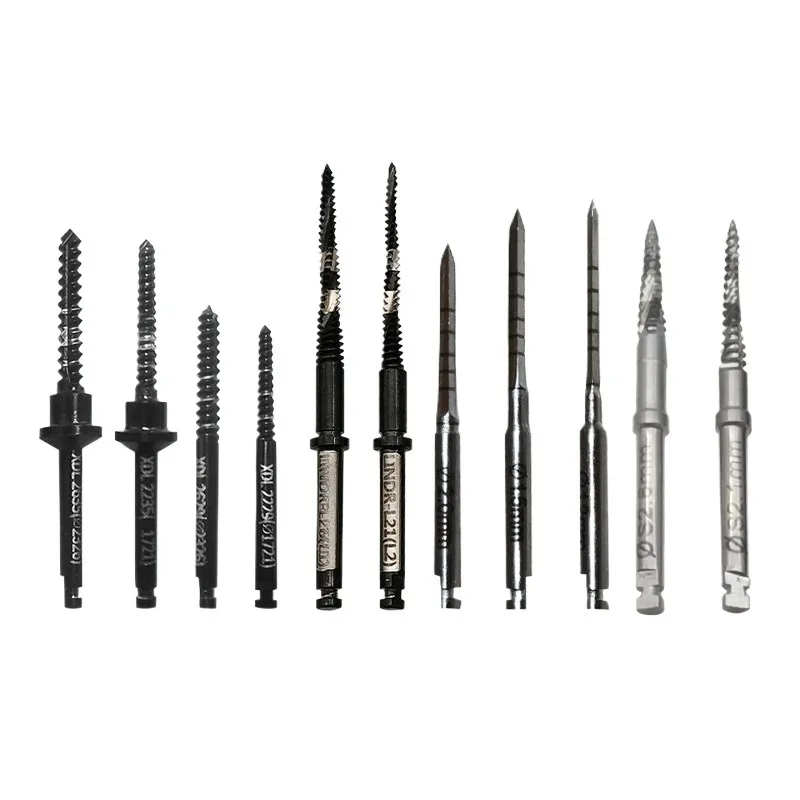 2Pcs Dental Implant Drill Bit Bur Dental Dengteng Implant Tool Pioneer Drill Bit Side Cutting Drill