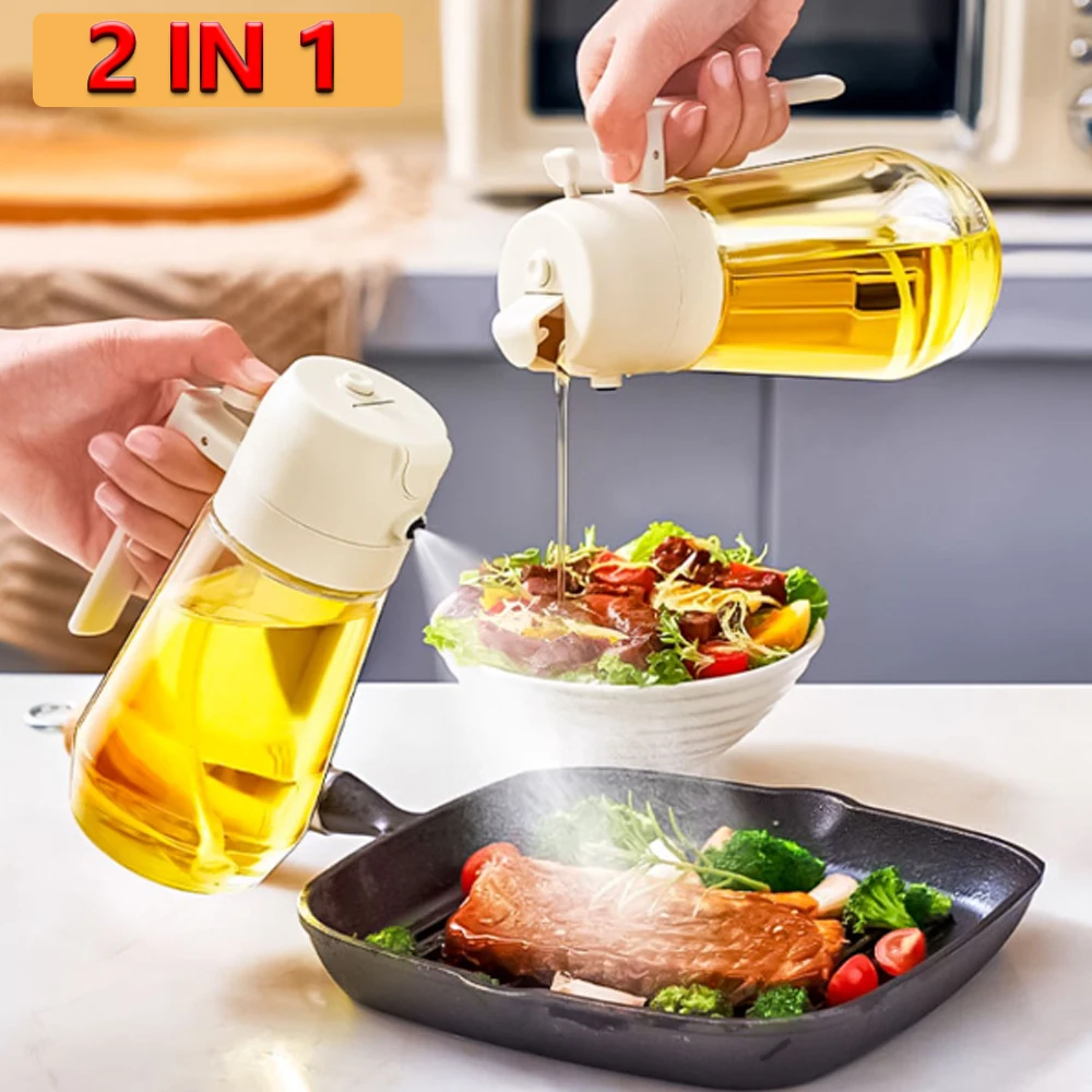 Typ prasy olej szklany Spray Butelka oleju Spray Dozownik oleju Słoik oleju BBQ Kuchnia Pieczenie Pieczenie Piknik Narzędzie kuchenne Szklany spray oleju