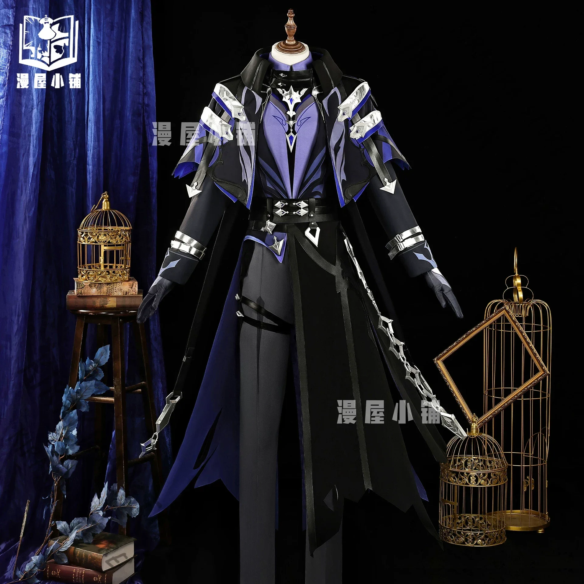 

Костюмы для косплея по аниме Genshin Impact: Киррилл Чудомирович Флинс, полный комплект для ролевых игр на Хэллоуин