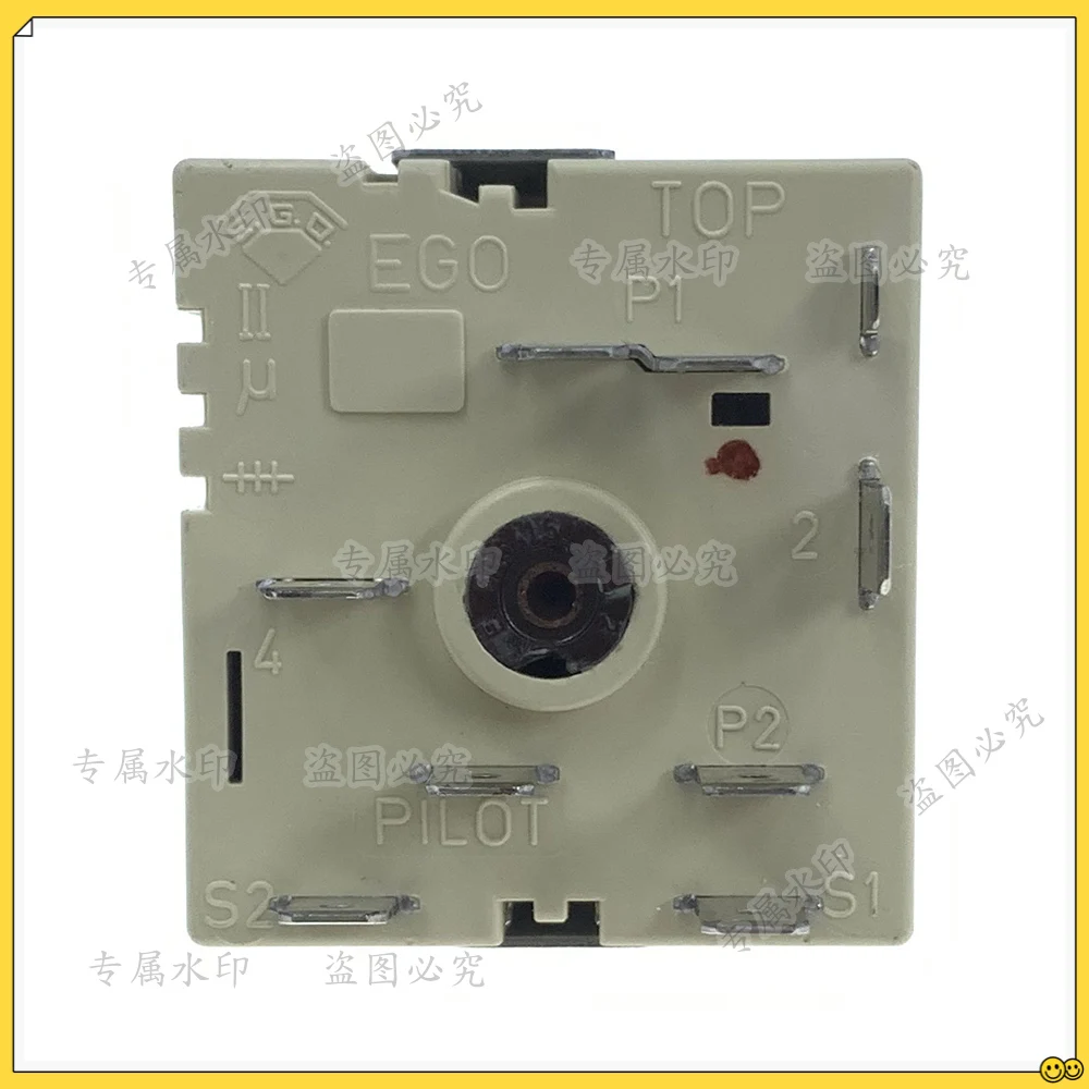 50.57021.015 EGO Single Energy Regulator Stove/Cooktop Control Switch Electric Range Infinite Switch Compatible 50.57021.010