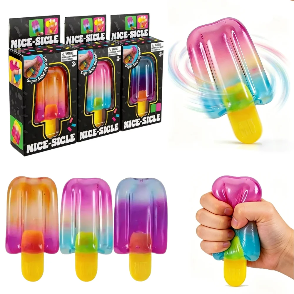 Schylling Gradient Eis am Stiel Sensorisches Fidget-Spielzeug zur Angstlinderung, Konzentrationsförderung und Unterstützung bei ADHS und Entspannung