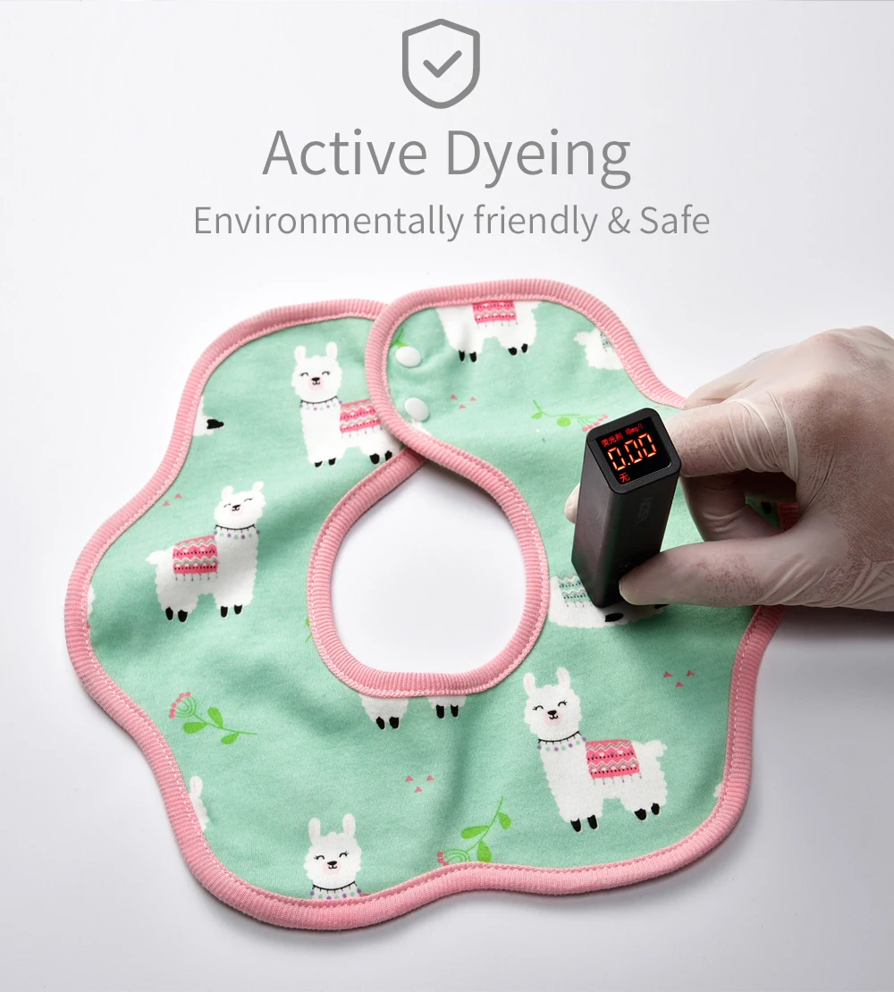 Nouveau Insular 2 pièces bavoirs pour bébé Rotation à 360 degrés mousseline bébé enfants Bandana rot tissu doux nouveau-né infantile salive serviette bébé trucs