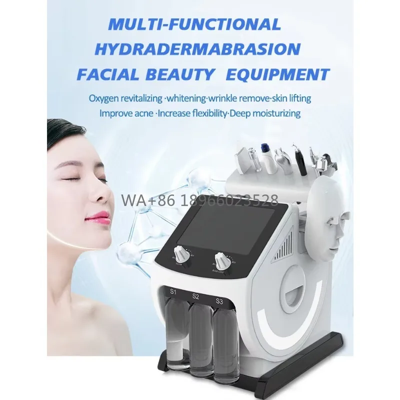 7‑in‑1 Aqua‑Peeling Facial Care Diamond Micro‑Abrasion Instrument With Facial Analyzer & LED Mask