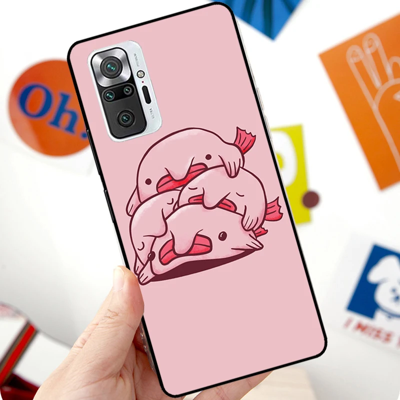 Blobfish Case For Xiaomi Redmi Note 12 Pro 11 8 9 10 Pro 9S 10S 11S 12S Redmi 12C 10C 9C 10A Cover