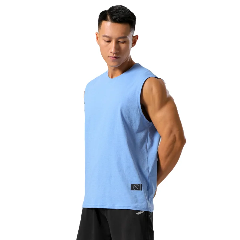 

Quick Dry Men Sport Vest Gym Clothing Fitness Tank Top Casual Muscle Thin Jogging Bodybuilding Sleeveless Running Singlets