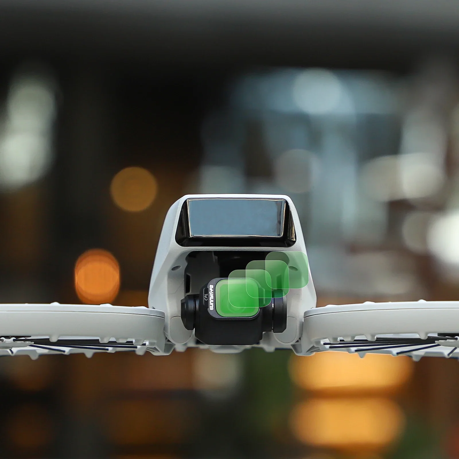 مجموعة مرشحات Sunnylife لمرشح الوجه DJI MCUV HD عدسة زجاجية بصرية ND8/16/32/64 ملحقات الوجه