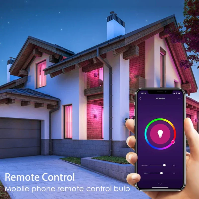 Tuya Smart Wifi Magic Bollen E27/B22 Rgbcw 15W Led Gloeilamp Lamp Smart Life Control Support Alexa Google Home Yandex Alice