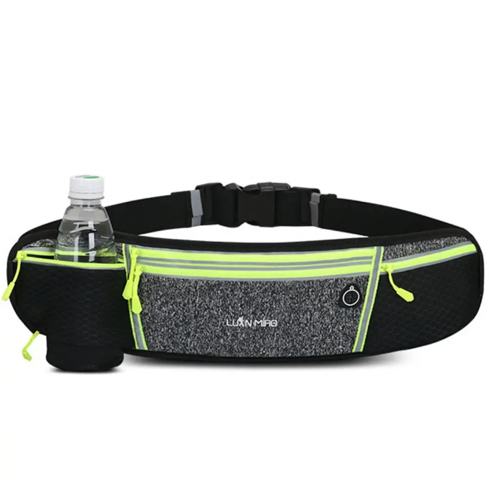 With Bottle Bag Running Waist Bags Hydration Belt Bottle Waterproof Marathon Running Bag Phone Case Belt Bag Sports Phone Bag