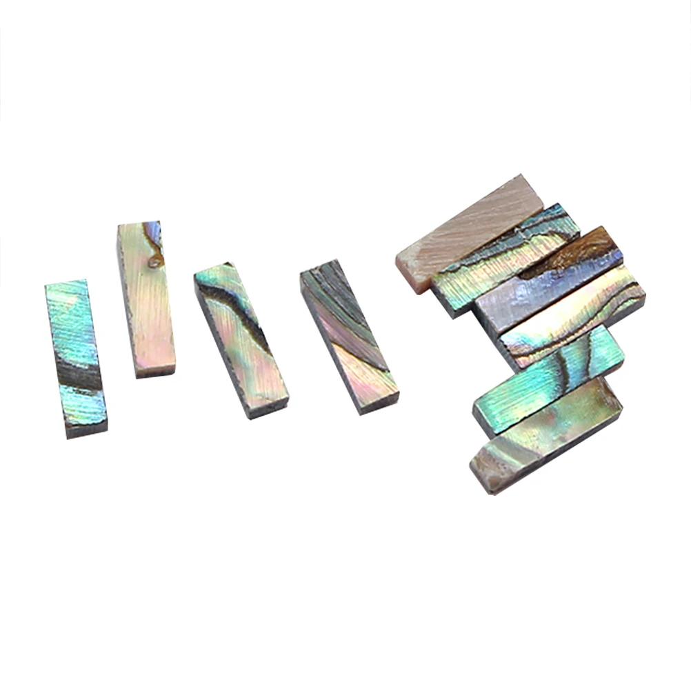 

10 Pcs Abalone Squid Strips Binding Guitar Trim Shell Purfling Guitars Dot