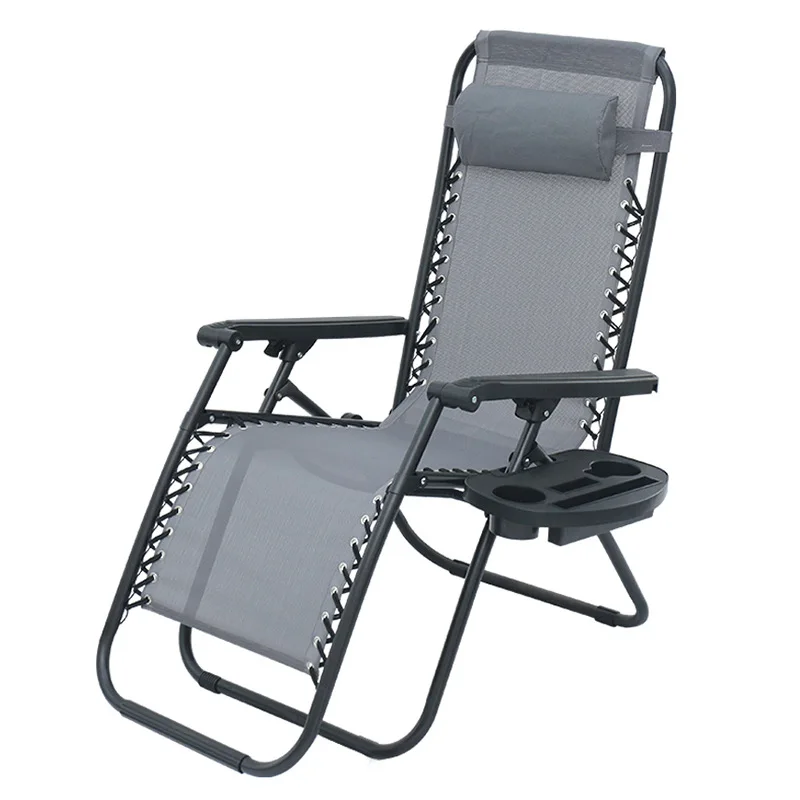 

Outdoor Camping Fishing Folding Lounge Chair Recliner Zero Gravity Chair Patio Portable Beach Chair
