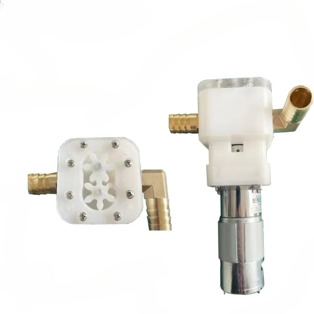 Mini DC 12v Motor Food and Beverage Industry Viscous Particle Sauce Transfer Leaf Gear Lobe Pump