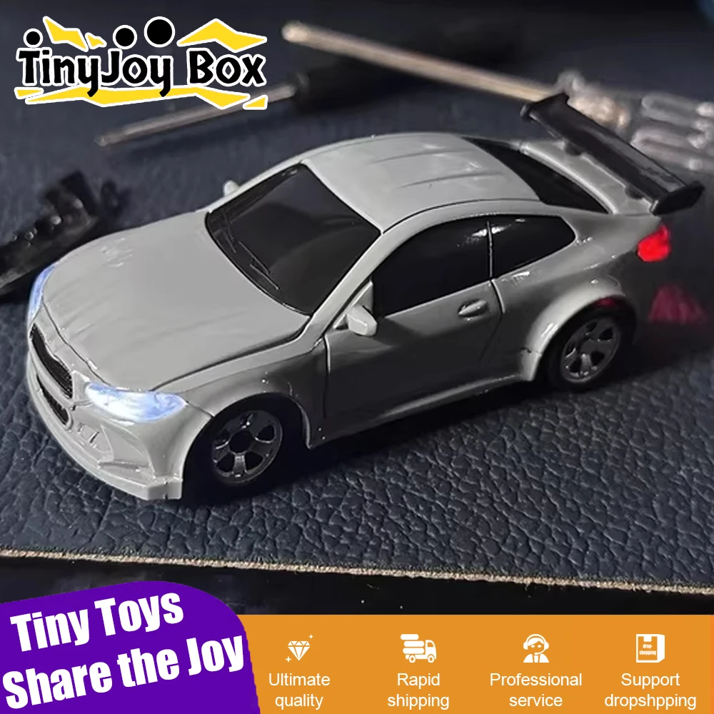 

1:64 Mini RC Car Racing Drift Model 2.4G Linkage Light Set Hight Speed 20km/h Remote Controlled Vehicle Toys Kids Xmas Gifts