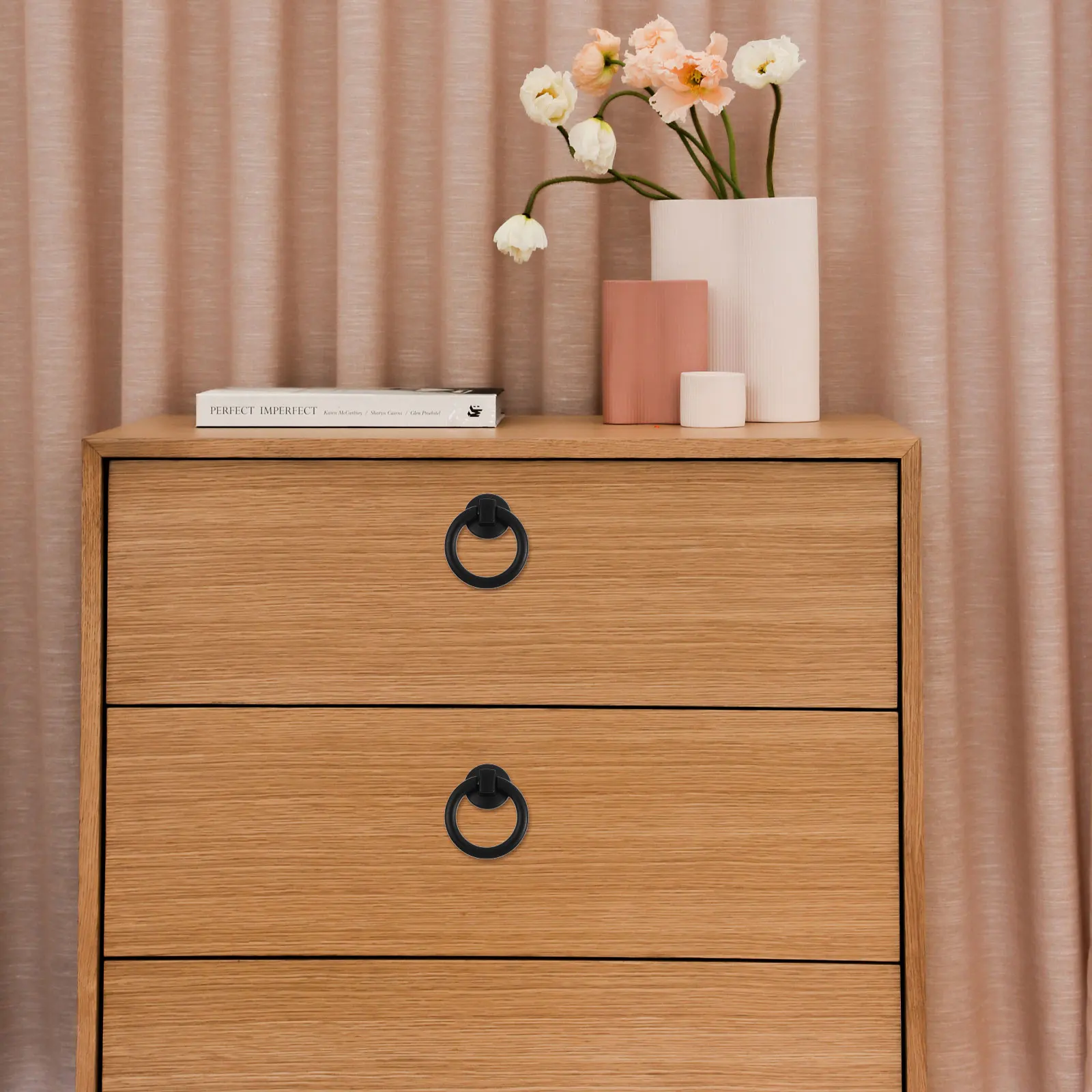 

10 Pcs Single Hole Handle Drawer Knobs Cabinet Grips Simple Door Handles Pull Bars Iron niture for Mother Solid