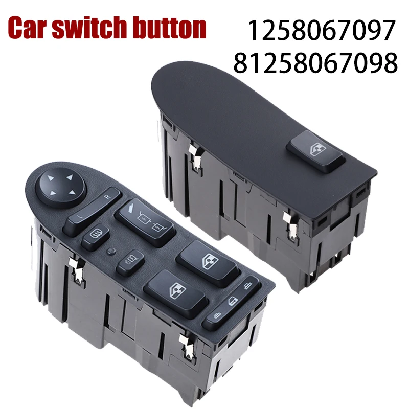 

81258067097 81258067098 Front Left And Right Car Power Window Lifter Switch Button For MAN TGA TGX