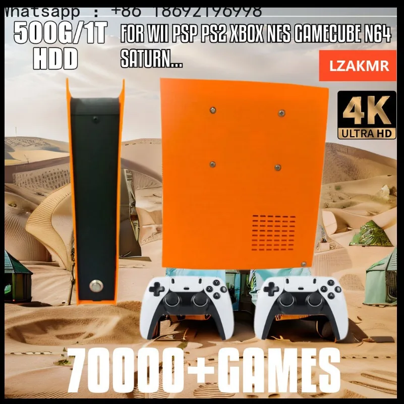 Игровая консоль M88 с 70000+ ретро-играми, 60+ эмуляторов, 1 ТБ, Batocera, I3-3110M, для Wii, PS2, PSP, GameCube, N64, беспроводной контроллер, 4K HD TV Box