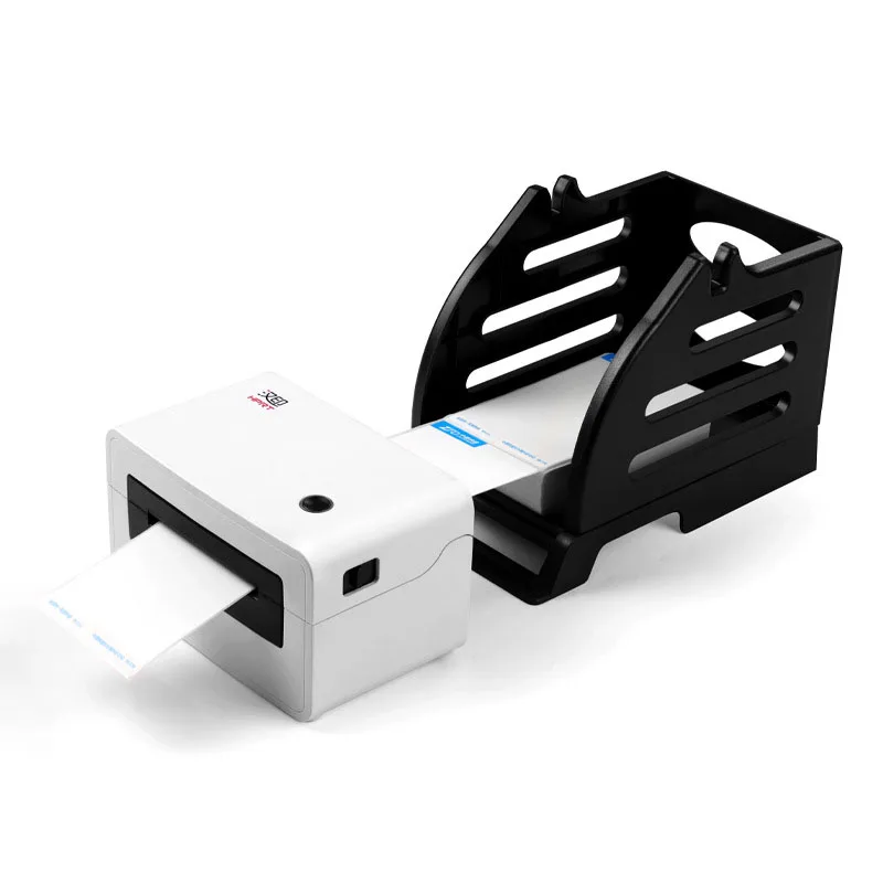 2-in-1 Thermal Paper Printer Stand Small Folding Bracket Side Single Box Label Bar Code Tag Printer Shelf