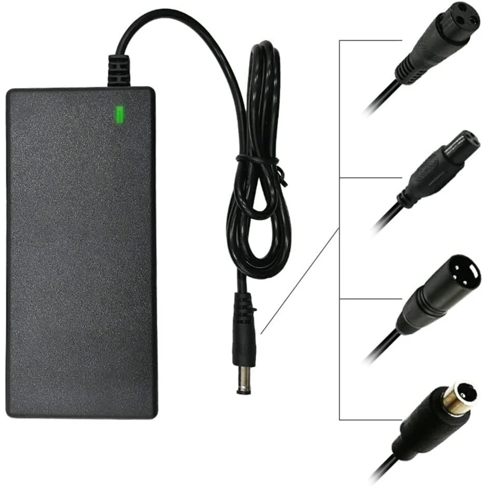 

Universal Plug Brand New Power Adapter AC 100-240V Black DC 42V 2A E-Scooter Accessories US EU Plug For 24-36v Lithium Battery