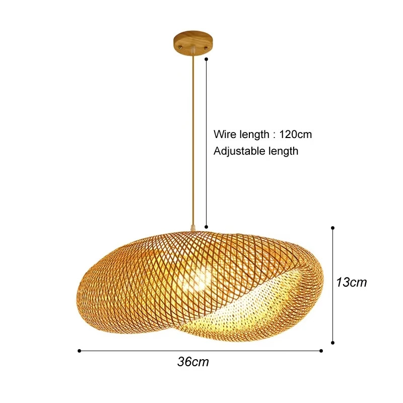Bamboe Chinese stijl hanglamp Hoge kwaliteit hanger Hand maken lichten Woonkamer Restaurant Eetkamer Hangende verlichtingsset