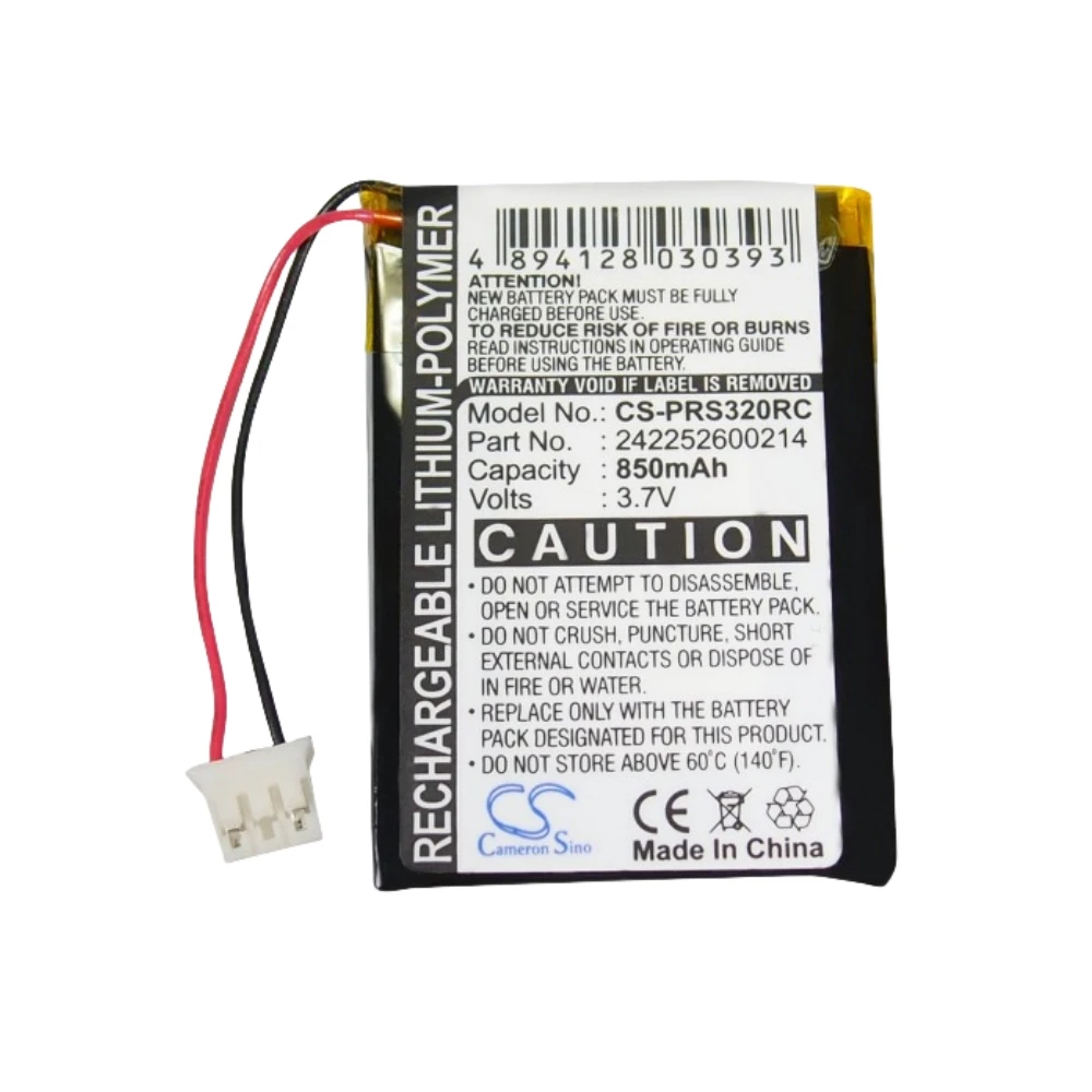 

Li-Polymer Remote Control Battery for Philips,3.7v,850mAh,PRESTIGO,SRT9320,2577744,2669577,SRT932010,242252600214