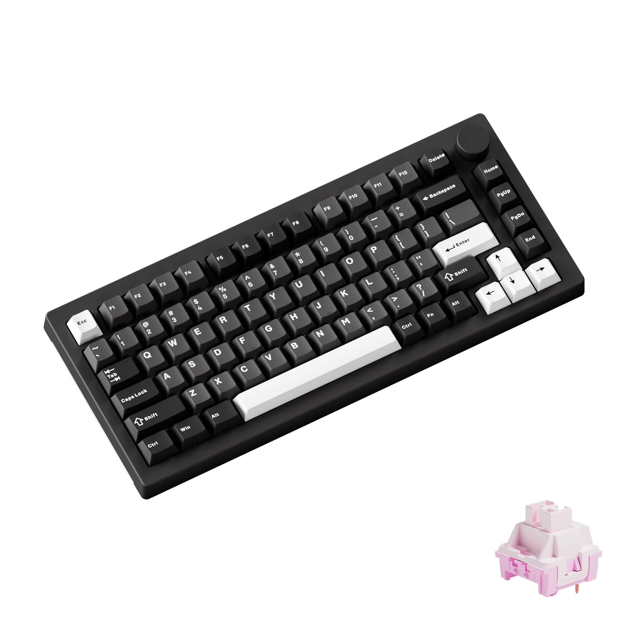 k様 AKKO 5075 X Veekos K75 ゲーミングメカニカルキーボード 75% RGB 3/5